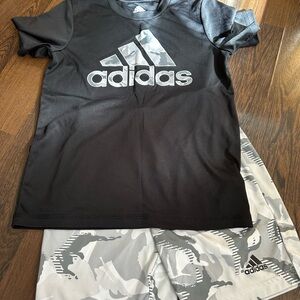 Boys Adidas Short Set